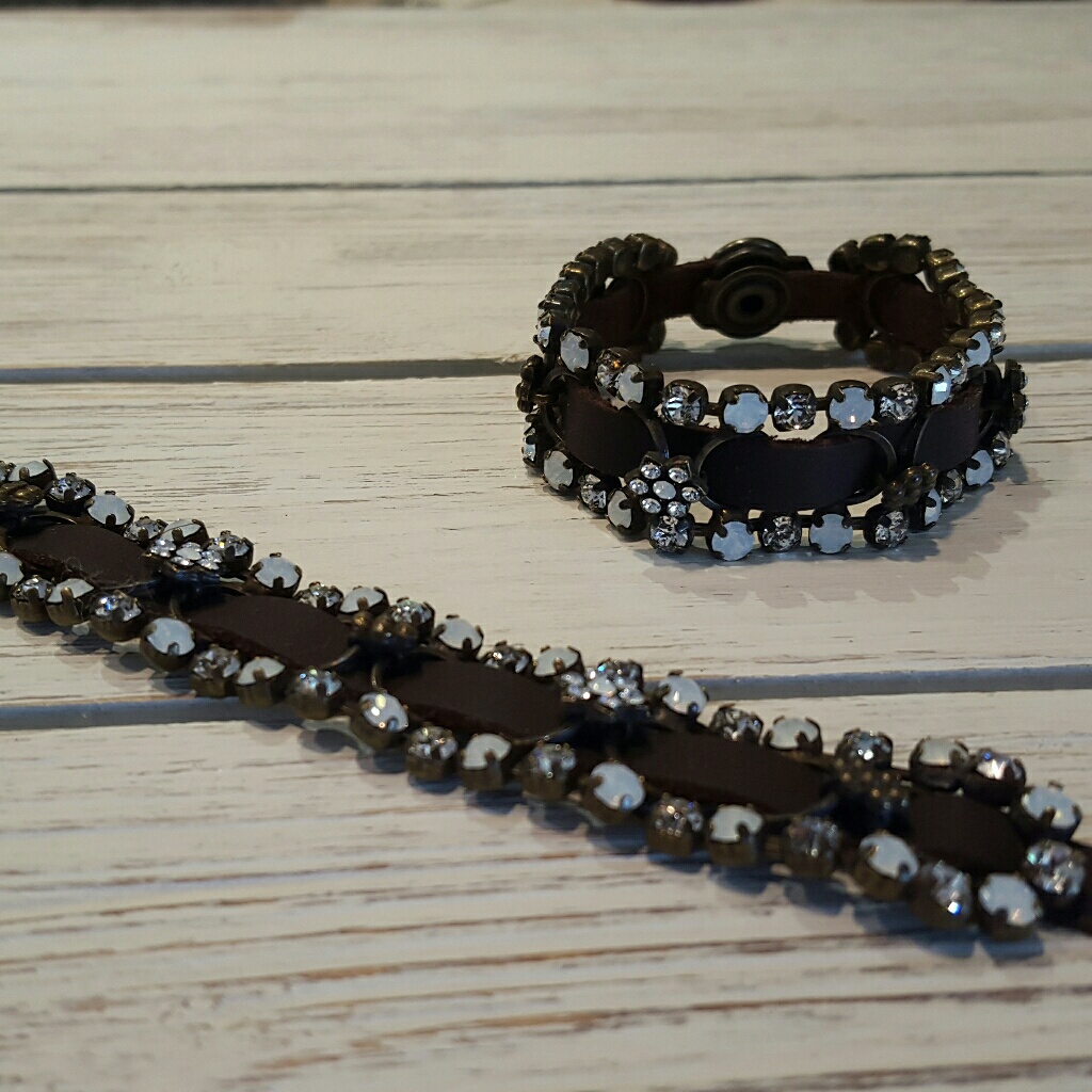 Snap Swarovski Crystal Bracelet 52$